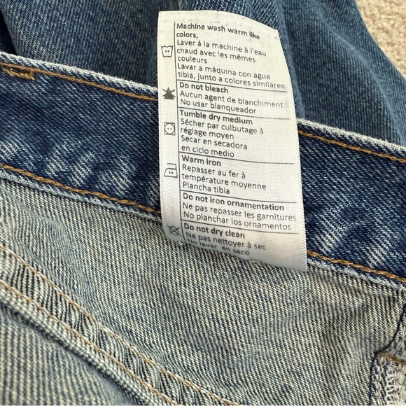 Carhartt Traditional Fit Straight Leg Dark Denim Jeans Men's B480-DVB Size 36x34 - Picture 7 of 10